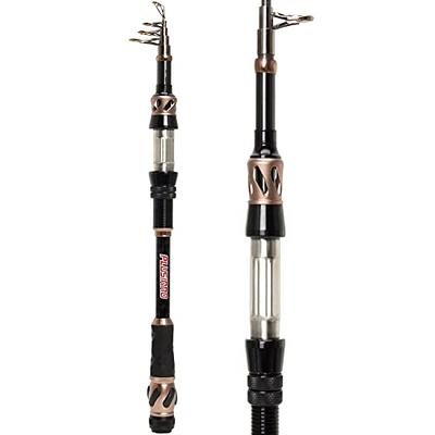 EOW XPEDITE Portable Telescopic Spinning Fishing Rods, 24T Carbon Blanks &  Solid Carbon Tip, Cork Handle, Travel Rod, Light Weight and Short  Collapsible Rods : : Sports & Outdoors