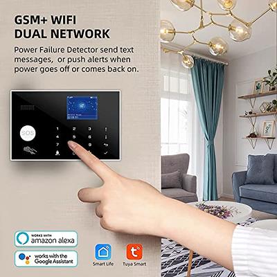 TUYA Smart Life APP WIFI&GSM Wireless Home Security Burglar Alarm System  Camera