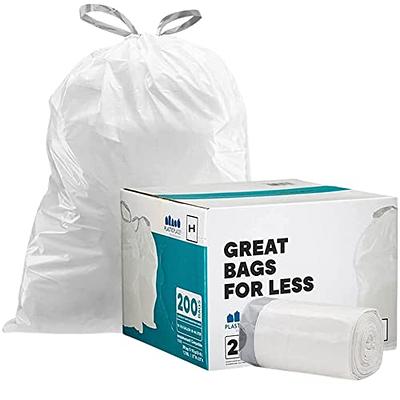 Plasticplace Custom Fit Trash Bags simplehuman (x) Code H Compatible, 8-9  Gallon & Custom Fit Trash Bags simplehuman (x) Code H Compatible, 8-9  Gallon, 30-35 Liter - Yahoo Shopping