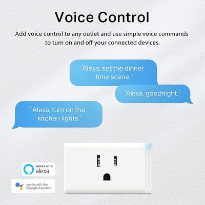  Feit Electric WiFi 15amp Remote Access Voice Control Smart Plugs  3-Pack : Electronics