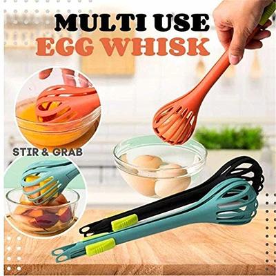 3pcs Stainless Steel Hand-held Egg Beater, Multi Purpose Cream & Egg White  Whisk, Kitchen Baking Tool