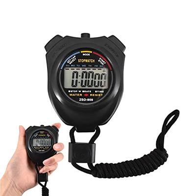 Onwon Waterproof Multi-function Electronic Sports Stopwatch Timer Water  Resistant,Large Display with Date Time and Alarm Function,Ideal for Sports