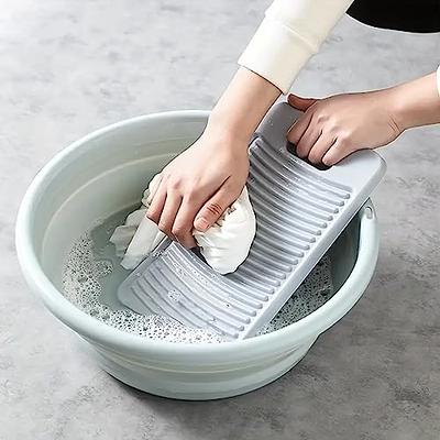 Washing Board Hand Wash Clothes Washboard Laundry Washboard Non Slip Socks  Clothes Cleaning for Washing for Laundry blue 