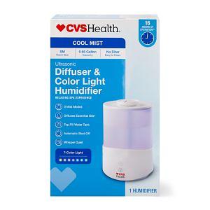 Ultra Glow Light Changing Humidifier & Diffuser HUL530