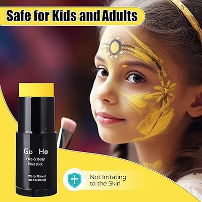  BOBISUKA Gold Face Paint Stick, Waterproof Metallic