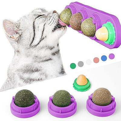 3 Pack Of Cat Paw Catnip Toys, Teeth Cleaning Cat Toy, Rotatable