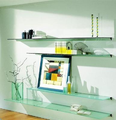 Wallscapes Clear Glass Shelf Kit 36-in L x 8-in D (1 Decorative