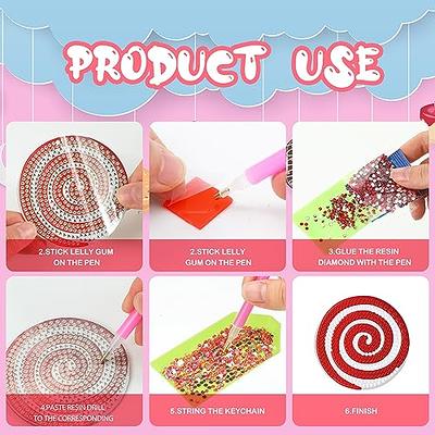 TOY Life Diamond Painting Kit For Kids with Keychains, Crafts for