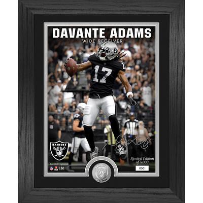 Davante Adams in Action Las Vegas Raiders Autographed Framed Football Photo