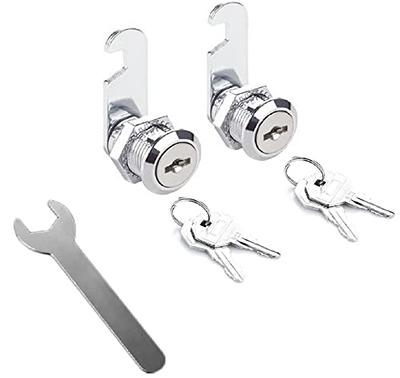 Cabinet Locks with Keys, 5/8 Cabinet Lock with Key, Drawer Locks for  Cabinets, Drawer Lock, Cam Lock, Mailbox Lock, File Cabinet Lock, Tool Box  Lock