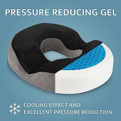 EcoNour Car Pressure Relief Seat Cushion for Sciatica Pain Relief, Anti-Slip