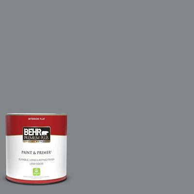 BEHR PREMIUM PLUS 1 gal. #N480-7 Midnight Blue Flat Low Odor