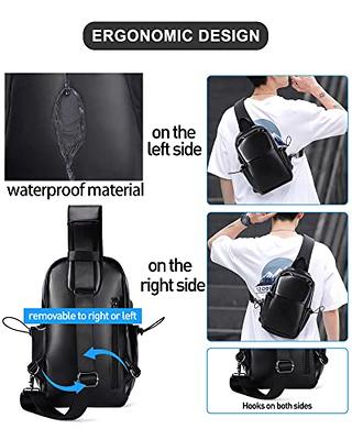 Small Black Man Bag Waterproof - Anti Theft Bags