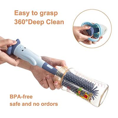 WHNL Electric Bottle Brush Set with Electric Baby Bottle Brush Cleaner,  Nipple Brush,Straw Cleaner Brush,USB Rechargeable,BPA Free,Waterproof,Gift  for New Moms,White - Yahoo Shopping