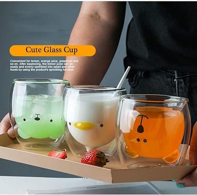 Sanrio Glass Double Wall Insulated Glass Mug Cup Espresso Coffee Tea Milk  300 ml 10Oz Best Gift for Office and Personal Birthday Inspired by You.