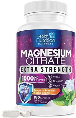  NaturalSlim Magicmag Pure Magnesium Citrate Powder – Stress,  Constipation, Muscle, Heart Health, and Sleep Support