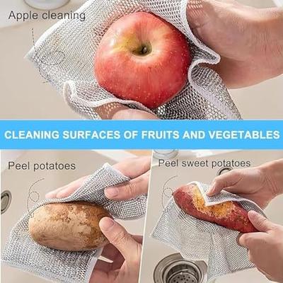 5PCS Multifunctional Wire Dishwashing Rag, Wire Dishcloth