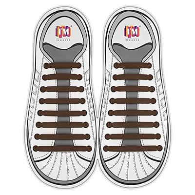 INMAKER No Tie Shoe Laces for Adults and Kids, Elastic Shoelaces for  Sneakers, Rubber Silicone Tieless Laces - Yahoo Shopping