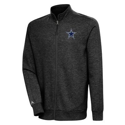 Women's Antigua Heathered Gray/Navy Dallas Cowboys Jackpot