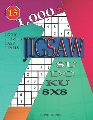 1,000 + Sea jigsaw killer sudoku 8x8: Logic puzzles extreme levels  (Paperback)