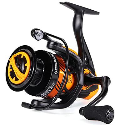Sougayilang Fishing Reel 6.2:1 High-Speed Gear Ratio Spinning Fishing Reel  with 12+1Stainless BB and CNC Aluminum Spool & Handle for Freshwater and  Saltwater Fishing-1000 - Yahoo Shopping