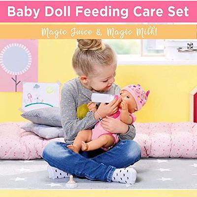 BNUZEIYI 17Pcs 18 Inch Girl Doll Clothes and Accessories Doll Accessories  Travel Play Set with Travel Pillow Camera for 18 Inch Dolls Gift for Girls