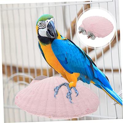 2Pcs Bird Stand Rope,Bird Rope Perches Hanging Pet Bird Colorful Cotton  Rope Parrots Climbing Bar Toys Bird Toy