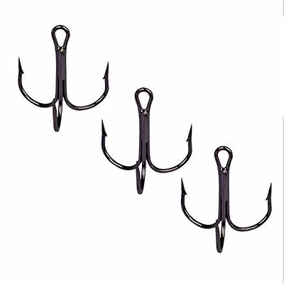 YATROUYS 100pcs Fishing Hook Treble Hooks High Carbon, 54% OFF