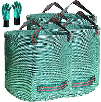 IWNTWY 2-Pack 132 Gallons Leaf Bags, Reusable Yard Waste Bags, Heavy Duty  Upright Lawn Bags with 4 Handles for Garden Leaves and Waste Collection,  Lightweight Portable Yard Trash Bag - Yahoo Shopping