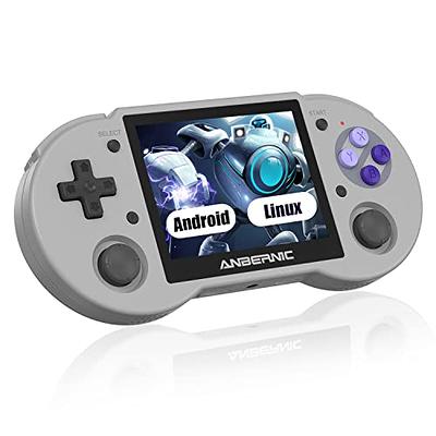 RG353V Retro Handheld Game with Dual OS Android 11 and Linux,RG353V with  64G TF Card Pre-Installed 4452 Games Supports 5G WiFi 4.2 Bluetooth Online  Fighting,Streaming and HDMI 