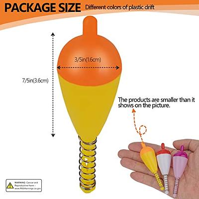 QualyQualy Fishing Bobbers Fishing Floats and Bobbers Slip Float Spring  Floats Slip Bobbers for Crappie Panfish (Orange-20pcs) - Yahoo Shopping