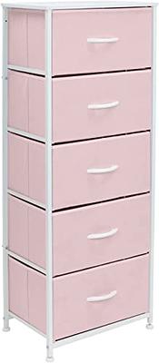 PIAOCAIYIN 5 Drawer Storage Organizer, Plastic Drawers Stackable, Vertical  Storage Tower, Plastic Storage Dresser, Storage Cabinet Drawers Organizer