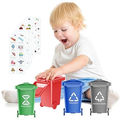 Mini Small Garbage Bin Bedroom Sorting Desk Recycling Trash Bin Car  Recycling Table Plastic Cubo De Basura Cleaning Tools Gift - Waste Bins -  AliExpress