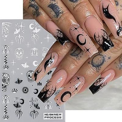 Halloween Nail Art Sticker Decals 3D Self-adhesive White Ghost Skull Love  Face Pumpkin Design Nail Decals Self-Adhesive Nail Art Set Nail Art Sticker  Decoration for Women Manicure Accessories Supplies - Yahoo Shopping