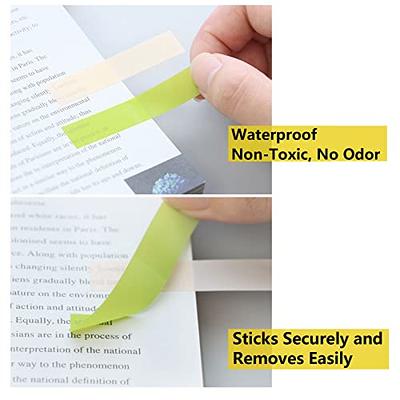 ELII 3200pcs Books Tabs for Annotating,Sticky Tabs Clear Sticky Notes,  Morandi Page Markers for Notebooks, Multi-Colored Writable and  Repositionable Book Flags Strip (3200pcs) - Yahoo Shopping