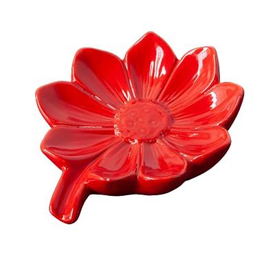 Self Draining Leaf Shape Soap Dish - Plum - Yahoo Shopping