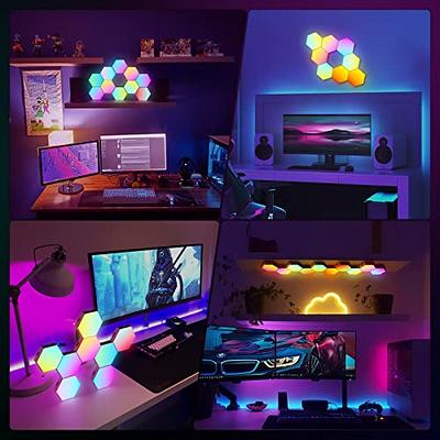 VIHOSE 24 Pcs Christmas Hexagon Lights Panels Cool Music Sync Honeycomb  Shape LED Lights Remote Control Gaming Light for Adults Kids Living Room  Bedroom Wall Children Room Gaming Room - Yahoo Shopping