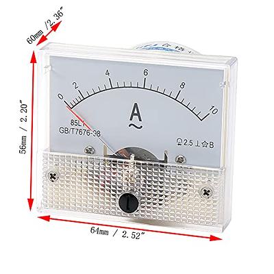 Heyiarbeit AC 0-10A Analog Current Panel 85L1 Amp Ammeter Gauge