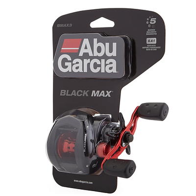 Abu Garcia Max X Low Profile Baitcast Fishing Reel - Red and Black