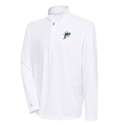 Houston Oilers Antigua Team Logo Throwback Pace Quarter-Zip