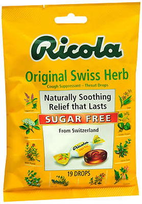 Ricola Sugar Free Lemon Mint Herb Throat Drops, 105 ct.