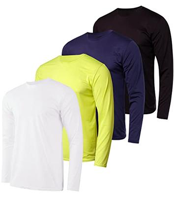 Men's UPF 50+ Fishing Shirts Long Sleeve Sun Protection Hiking 1/4 Zip Tops