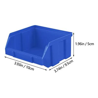 10pcs Stackable Plastic Hardware Parts Storage Boxes Component