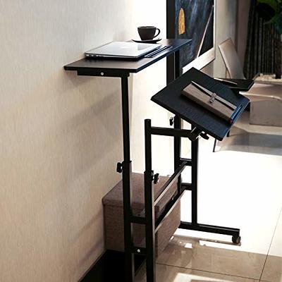  Mobile Standing Desk, Adjustable Laptop Desk Small