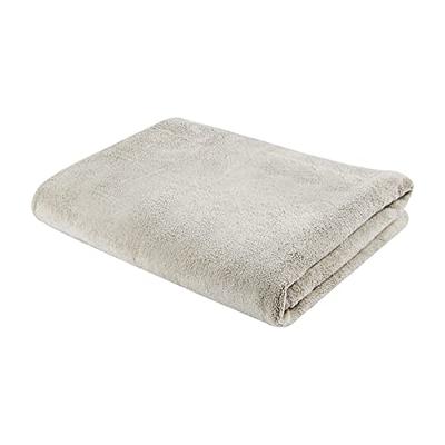 1pc 140cm X 70cm Long Fleece Bath Towel, Quick Dry, Durable And