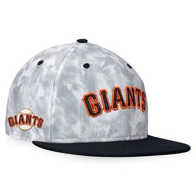 Men's Fanatics Branded Black/Orange San Francisco Giants League Logo Cuffed Knit Hat with Pom