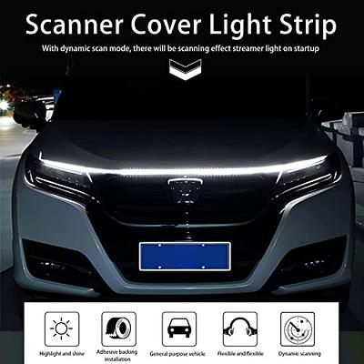 Dynamic Scan Start Up Hoodbeam Kit, Flexible Dynamic Car Hood Led