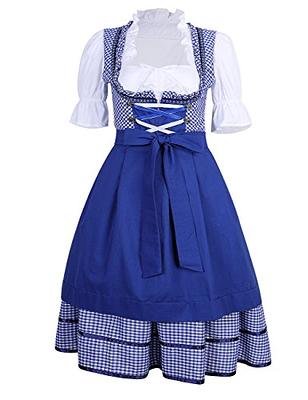 Bavarian Woman In A Dirndl Blouse Fashion Holiday Photo Background