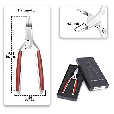 Ingrown Toenail Cutter,Heavy Duty Toe Nail Clippers for Thick Toenails, Fingernails,Podiatrist Toenail Nippers with Sharp Blade,Safe Lock - Yahoo  Shopping