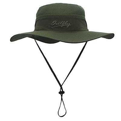 QingFang Wide Brim Sun Hat Mesh Bucket Hat Lightweight Bonnie Hat Perfect  for Outdoor Activities Army Green - Yahoo Shopping